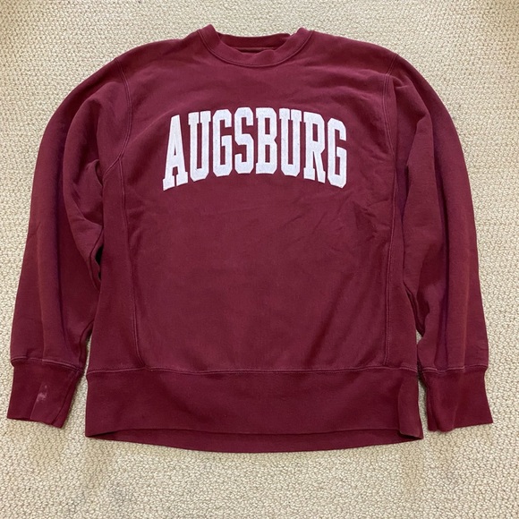 Champion Vintage College Augsburg University Sweatshirt Men’s Small - Picture 6 of 6